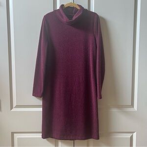 Banana Republic Long Sleeve Burgundy Sweater Dress size medium
